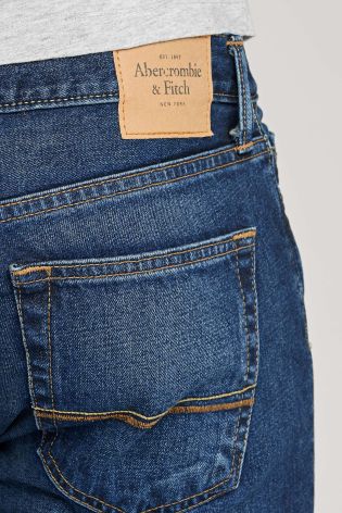 Abercrombie & Fitch Dark Wash Skinny Fit Jean